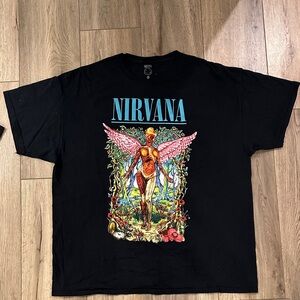NIRVANA Black Tee xxl 2XL